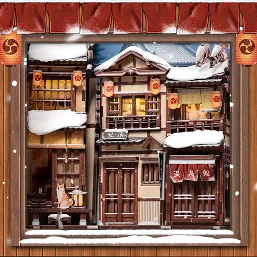 Book Nook Kyoto Snow Whisper - Book Nook Studio