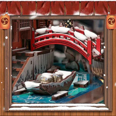 Book Nook Kyoto Snow Whisper - Book Nook Studio