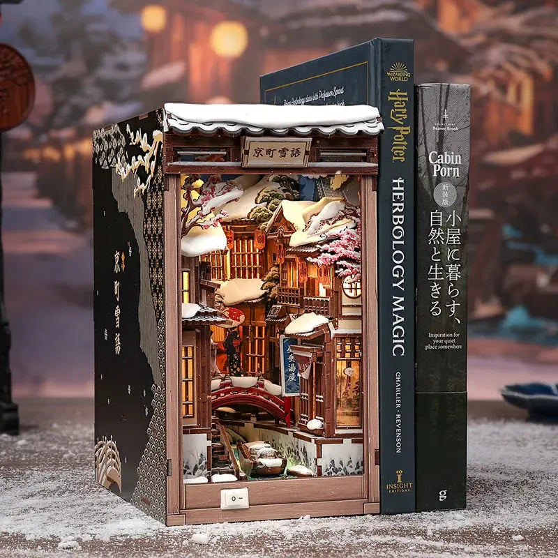 Book Nook Kyoto Snow Whisper - Book Nook Studio
