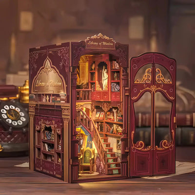 Book Nook Library of Wisdom - Book Nook Studio