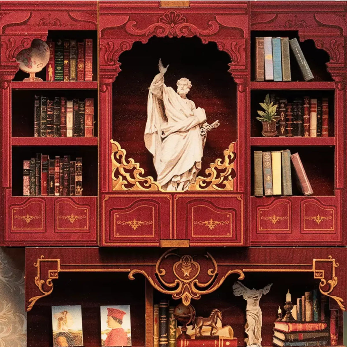Book Nook Library of Wisdom - Book Nook Studio