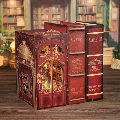Book Nook Library of Wisdom - Book Nook Studio