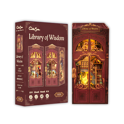 Book Nook Library of Wisdom - Book Nook Studio