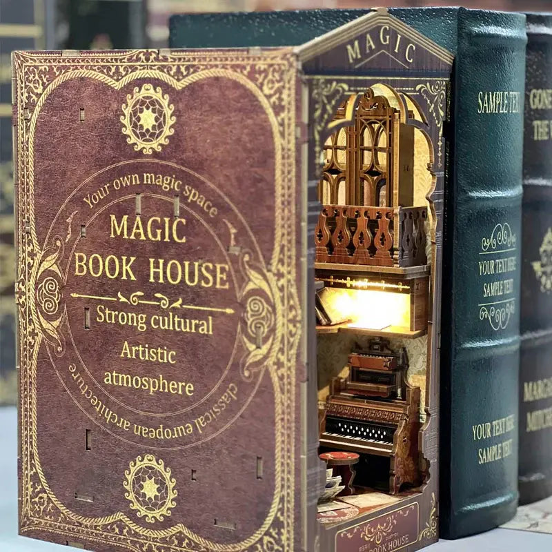 Book Nook Magic Book House - Book Nook Studio