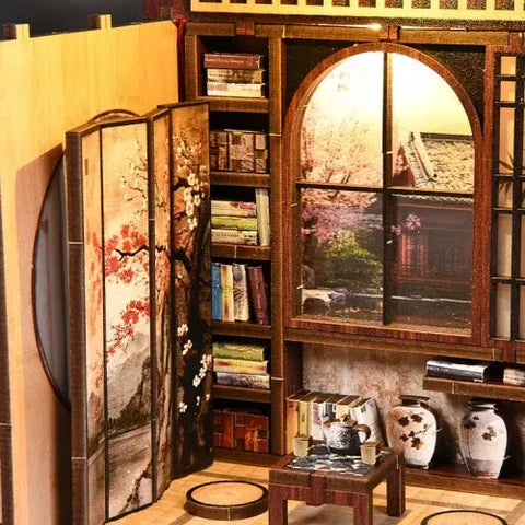 Book Nook Moss-Lantern Harmony Garden - Book Nook Studio