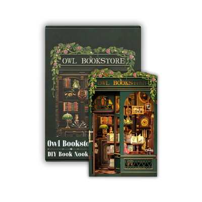 Book Nook Owl Bookstore - Book Nook Studio