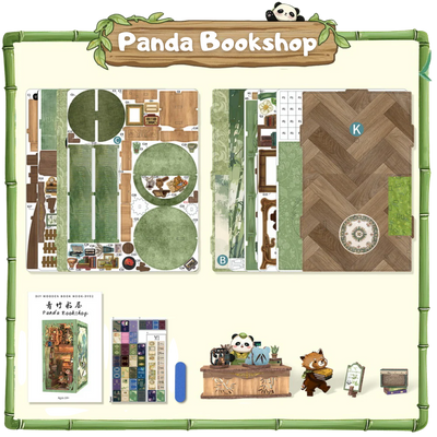 Book Nook Panda Bookshop - Book Nook Studio