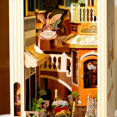 Book Nook Romantic Venice - Book Nook Studio