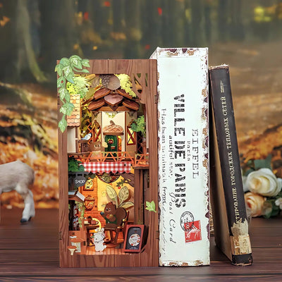 Book Nook Squirrel Collector - Book Nook Studio