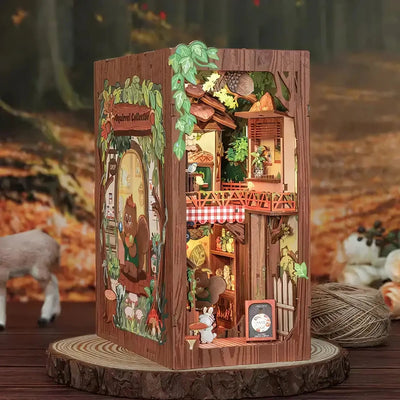 Book Nook Squirrel Collector - Book Nook Studio