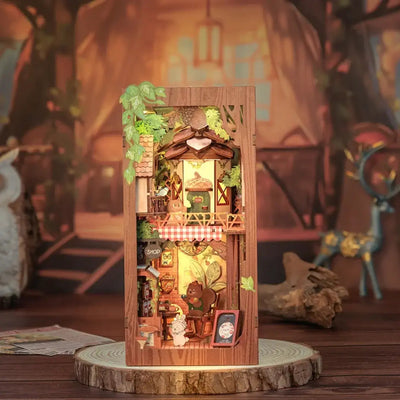 Book Nook Squirrel Collector - Book Nook Studio