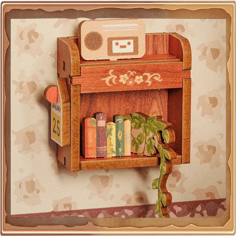 Book Nook Squirrel Collector - Book Nook Studio