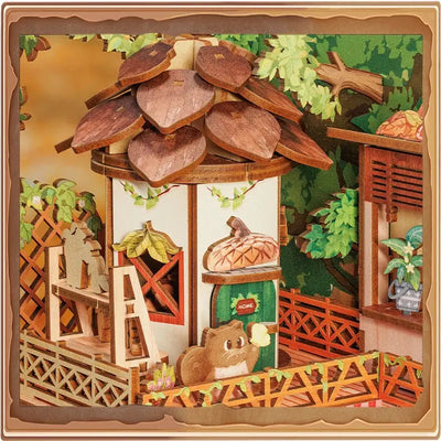 Book Nook Squirrel Collector - Book Nook Studio
