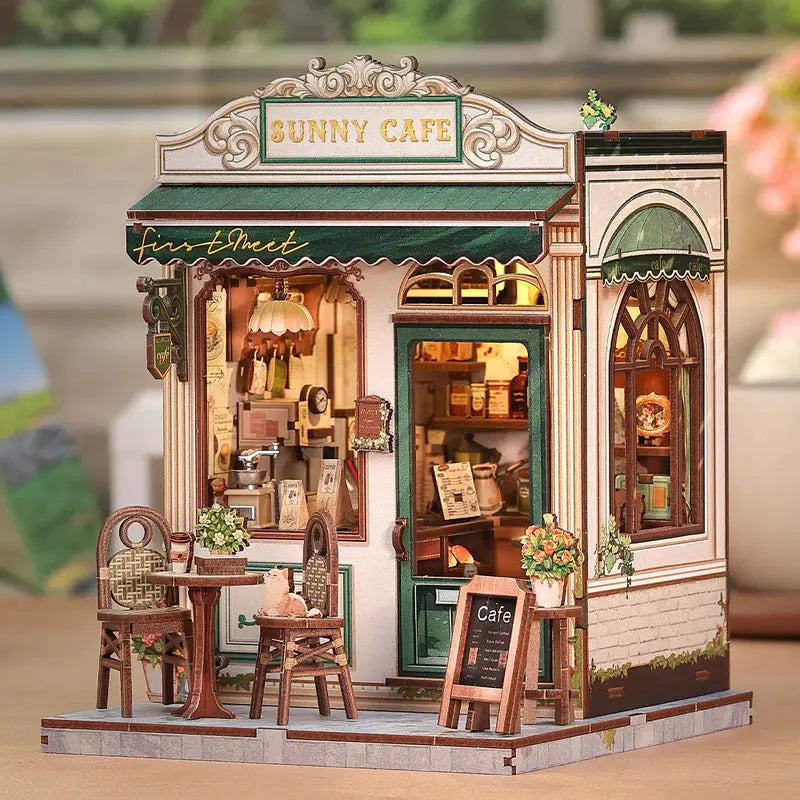Book Nook Sunny Café - Book Nook Studio
