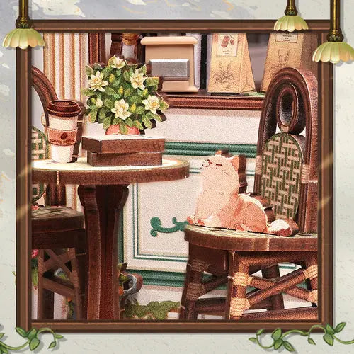 Book Nook Sunny Café - Book Nook Studio