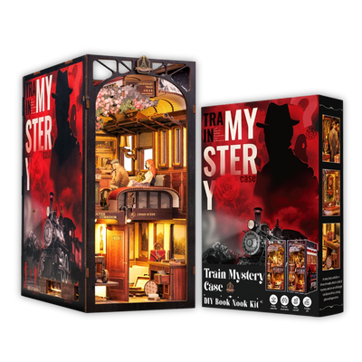 Book Nook Train Mystery - Book Nook Studio