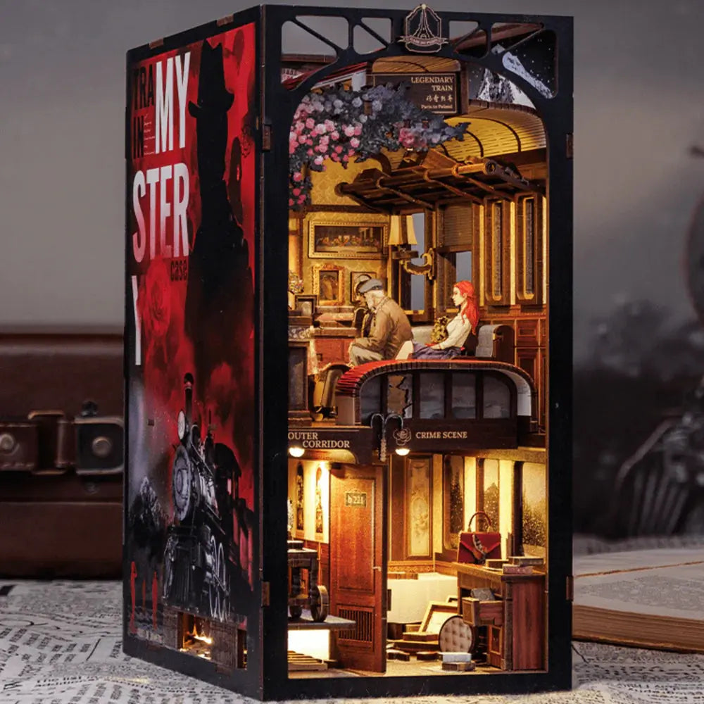 Book Nook Train Mystery - Book Nook Studio