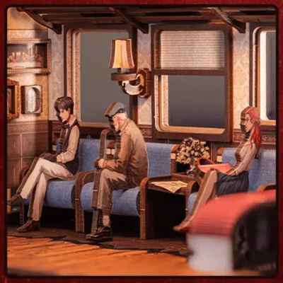 Book Nook Train Mystery - Book Nook Studio
