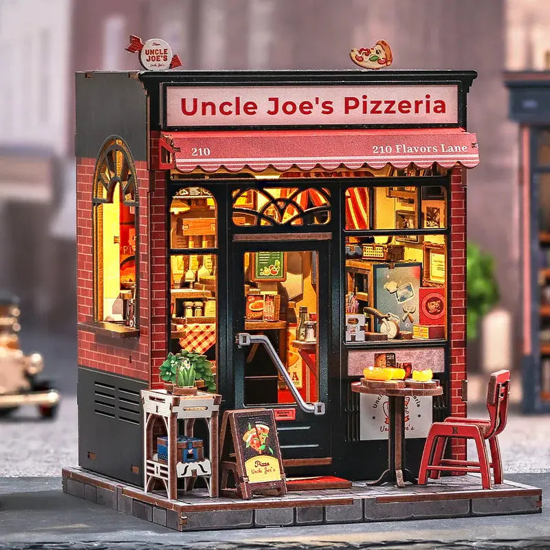 Book Nook Uncle Joe’s Pizzeria - Book Nook Studio