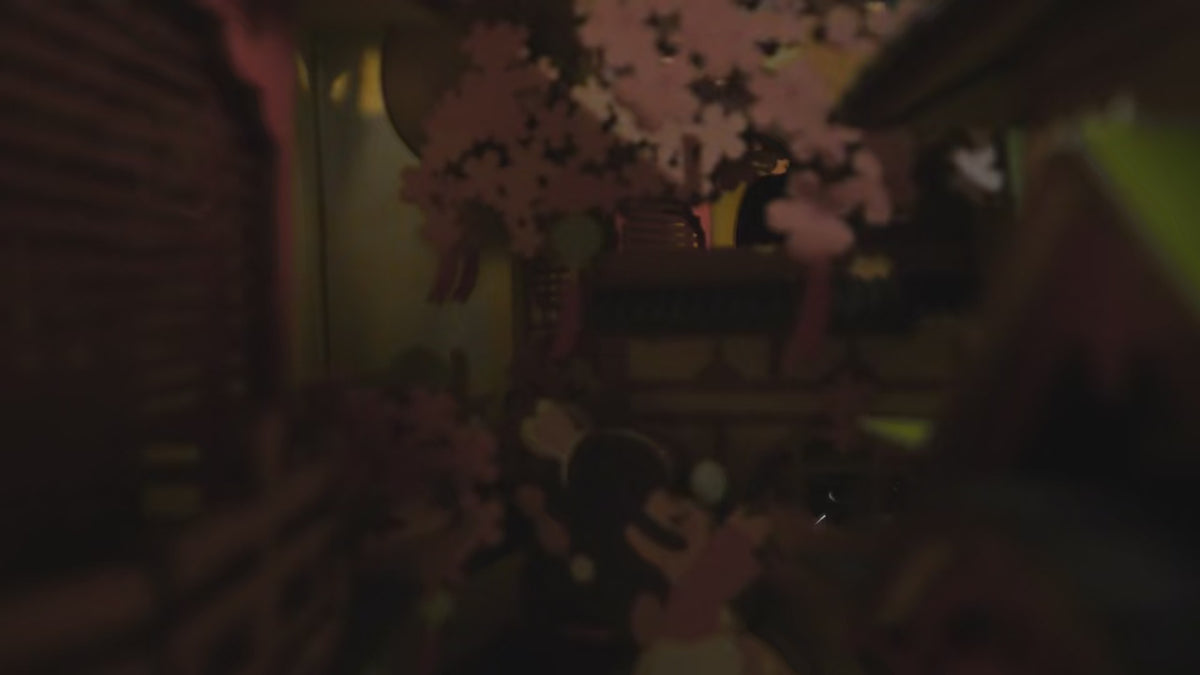 Charger la vidéo: Book Nook Falling Sakura
