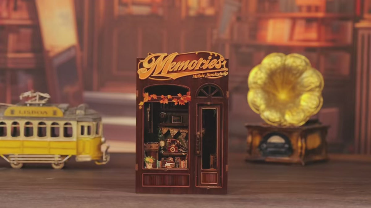 Charger la vidéo: Book Nook Memories Music Bookshop