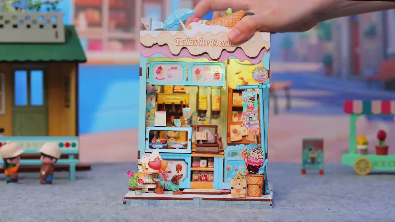 Charger la vidéo: Book Nook Bella's Ice Cream